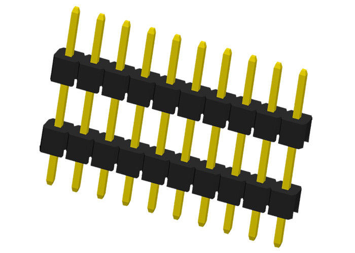 Konektor Header 10 Pin Plastik Ganda 180 Derajat Jenis Konektor Pin PCB