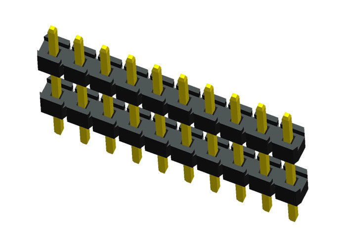 Konektor Header 10 Pin Plastik Ganda 180 Derajat Jenis Konektor Pin PCB