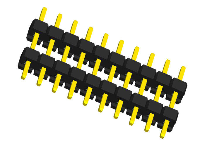 Konektor Header 10 Pin Plastik Ganda 180 Derajat Jenis Konektor Pin PCB
