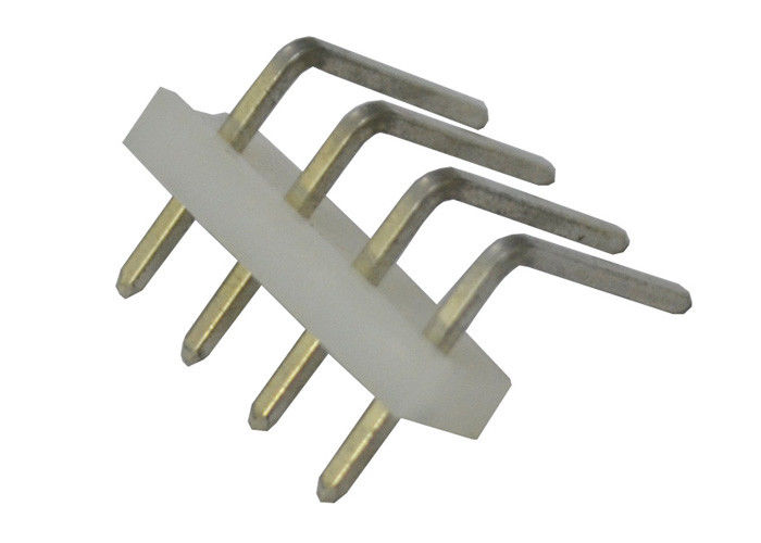 4 Pin Papan Ke Papan Pin Header Sudut Kanan Melalui Lubang 5.08mm Lapangan