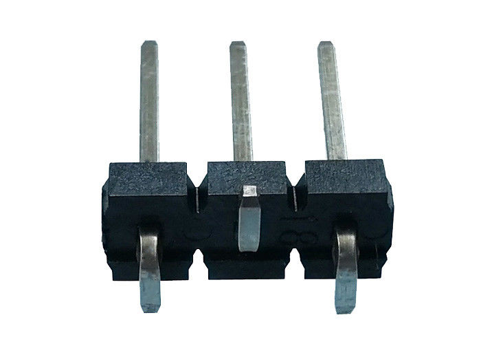 3 Pin Single Row Pin Header Connector Pitch Jenis SMT Hitam 5.08x2.5mm