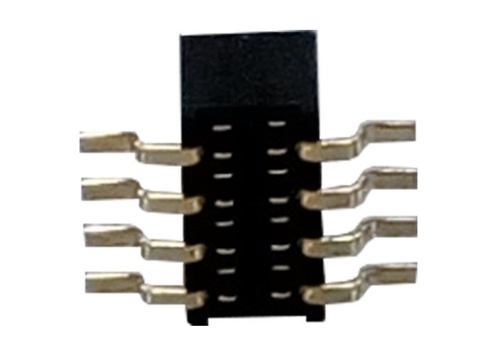 8 Pin Female Header Connector SMT Baris Tunggal Tipe 1.27mm X 3.4mm