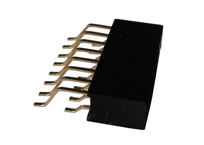 Konektor Header Female Horisontal Double Row 2.54mm Tipe SMT 16 Pin