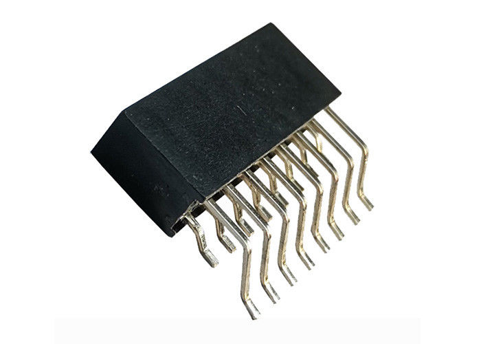 Konektor Header Female Horisontal Double Row 2.54mm Tipe SMT 16 Pin