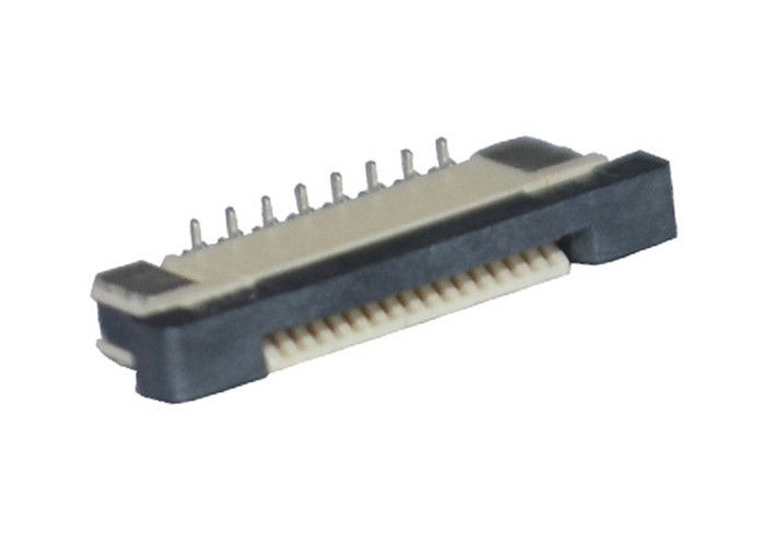 SMT 16 Pin FFC FPC Konektor 0.5mm Pitch Permukaan Mount Pin Header