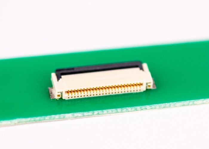 Elektronik FFC FPC Connector, Konektor Kabel Fpc Dengan Konduktor Flat Solid