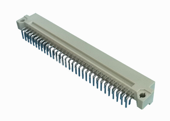Laki-laki DIN 41612 Pcb Pin Connector 2X32 Pin Kanan Angle Tipe 64W Pria