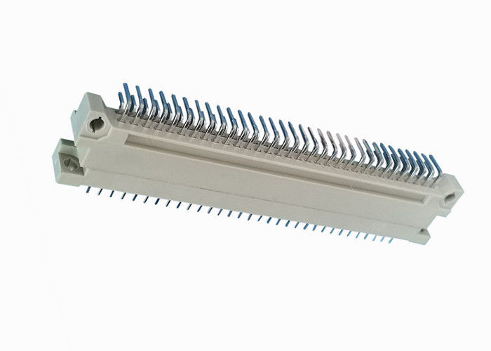Laki-laki DIN 41612 Pcb Pin Connector 2X32 Pin Kanan Angle Tipe 64W Pria