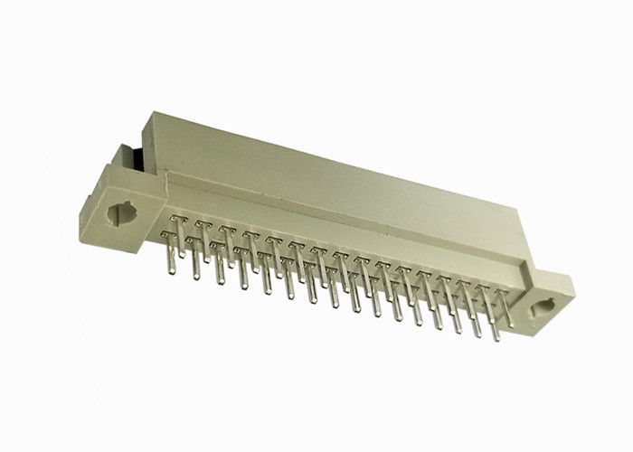 Konektor DIN 41612 Lurus Pria PCB Header 180 Derajat Emas / Timah Atas Nikel