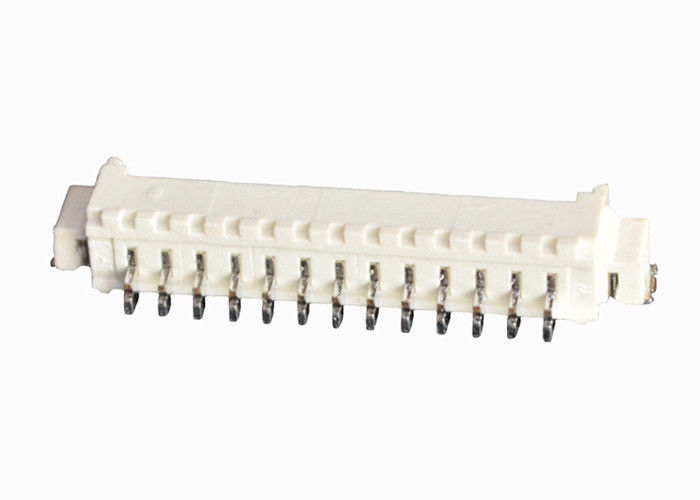 Konektor Wafer Perumahan Pria Wanita 12 Pin PA66 Melalui Lubang Mounting Type