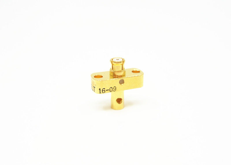 Konektor RF SMP Perempuan 2 Lubang Flange Mount 50Ω Impedansi Untuk Kabel MF108A