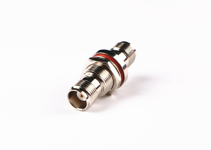 Konektor sudut kanan TNC berlapis nikel, Konektor Coax TNC VSMR ≤1.3
