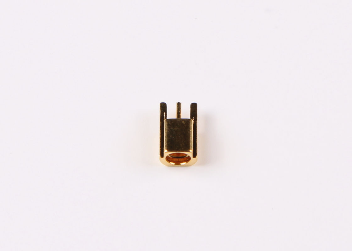 Konektor laki-laki MCX RF konektor kabel kuningan konektor koaksial untuk Mount PCB
