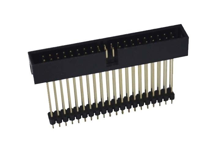 Papan PCB Konektor Pitch 2.0 Mm 40 Pin Jenis DIP Plastik Ganda Lurus