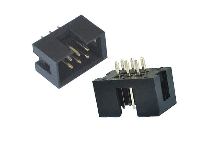 Konektor Header 180 Derajat Box DIP 2.54mm Lapangan 6 Pin Tipe Lurus