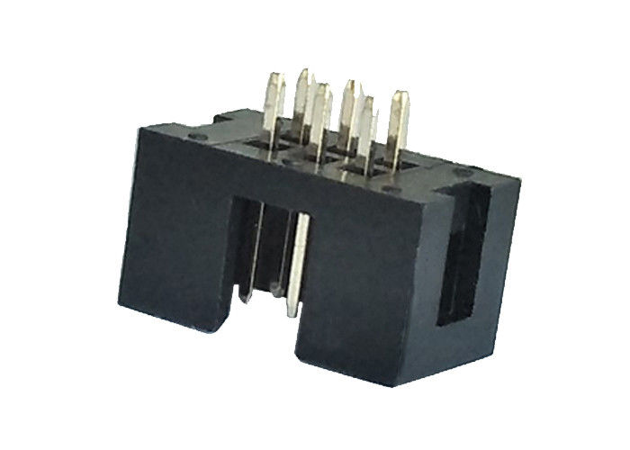 Konektor Header 180 Derajat Box DIP 2.54mm Lapangan 6 Pin Tipe Lurus