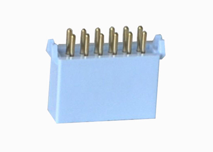 Konektor Header DIP 12 Pin Biru Kotak Lurus 180 Derajat Jenis Pitch 2.54mm