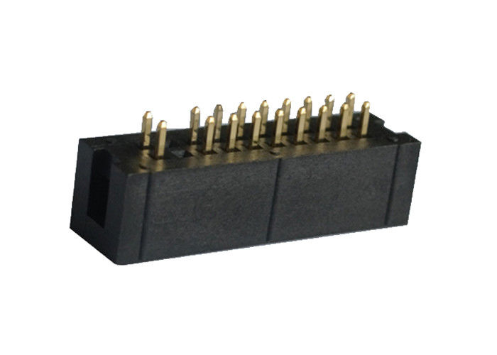 Konektor Header Kotak Besar Saat Ini 20 Pin Kosong 2 Pin Lurus 2.54mm