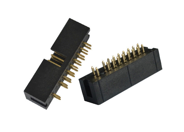 Konektor Header Kotak Besar Saat Ini 20 Pin Kosong 2 Pin Lurus 2.54mm