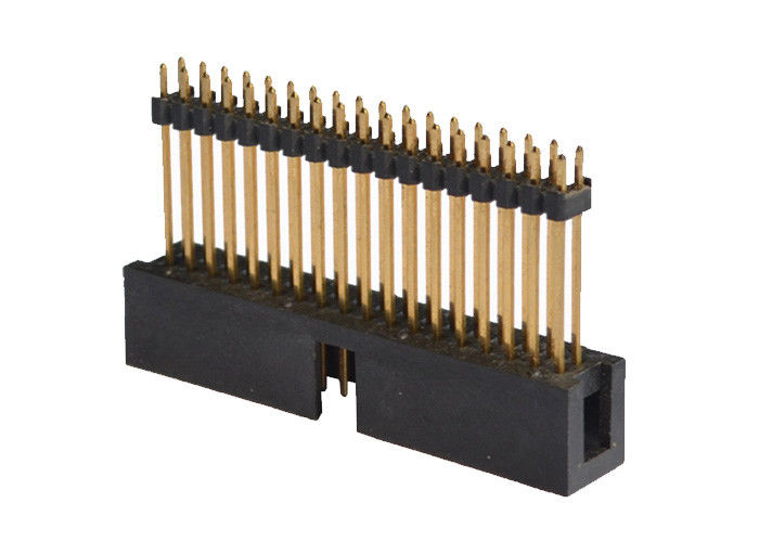 Kontak kuningan 18 Pin Header 2.54mm Konektor Header Lurus Untuk Papan PCB