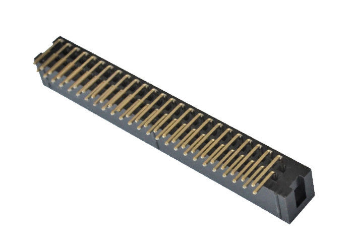 Konektor Pcb Sudut Kanan Kotak 90 Derajat Jenis Pitch 2.54mm Header 50 Pin