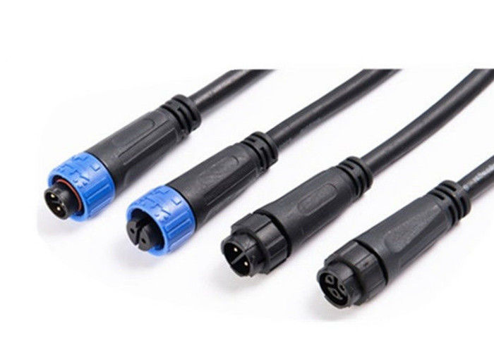 Jnicon 2 Pin 3 Pin Konektor Kabel Tahan Air Konektor Kabel Listrik Luar IP67