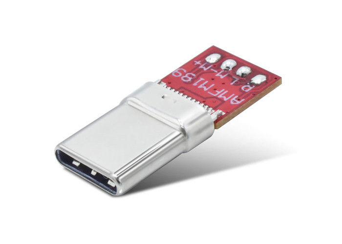 Konektor Audio Usb 3 Tipe C Untuk Sertifikat Huawei ROHS / TID Oppo Vivo