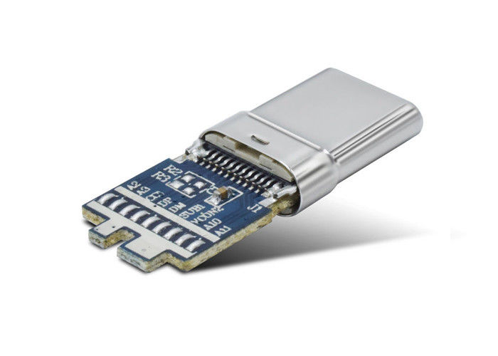 Jenis 3.1 GEN 2 Konektor USB C Dengan Chip 10GPS Fungsi Audio DP Kecepatan Tinggi