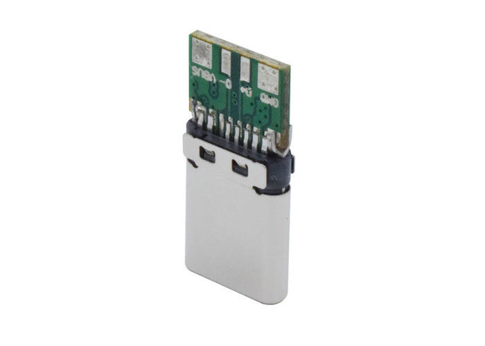 100 C 3.1 Gen2 Konektor USB C Daya Tahan 10000-15000 Kali Untuk Papan Sirkuit