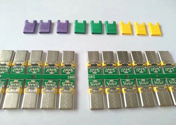 Tipe C Konektor Usb Mikro Shell Stainless Steel Dengan Fungsi Pengisian / Data