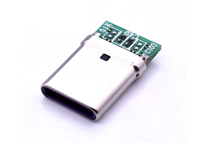 Konektor 16 Pin Usb 3.1 C, Konektor Usb 3.0 Type C Dengan Papan PCB